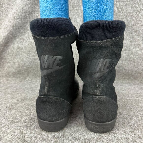 ✅Womens 8 Nike Glencoe Warrior Black Slouchy Boots Urban Casual Comfort sneakers - Picture 8 of 13